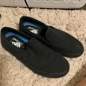 Black women slip on vans